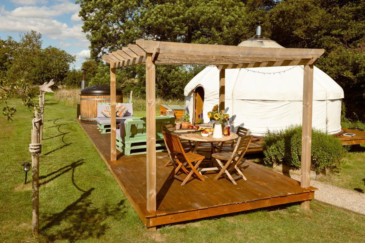Yurtshire Fountains - Wensley Yurt Villa Ripon Bagian luar foto
