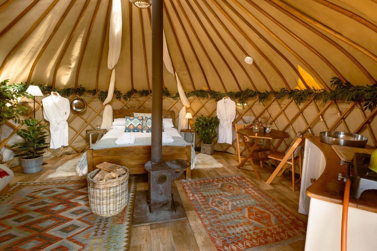 Yurtshire Fountains - Wensley Yurt Villa Ripon Bagian luar foto