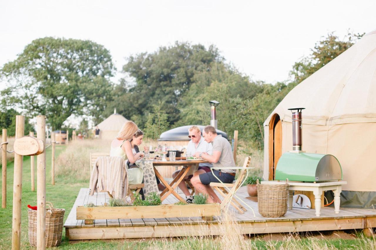 Yurtshire Fountains - Wensley Yurt Villa Ripon Bagian luar foto